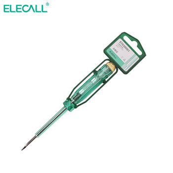 伊莱科(ELECALL)智能测电笔多功能感应验电线路检测断点试电笔电工专用 绿色 LED数显测电笔+绝缘胶布 7