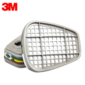 3M 6006CN防多种气体过滤盒 搭配6800/6500/6200等面具