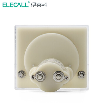 伊莱科(ELECALL)指针式直流电流表 安培表 85C1机械表头 白色 直流100A/75mV