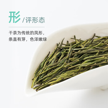 卢正浩绿茶青白白茶大罐香茶叶一级150g 雨前春茶叶罐装团购送礼袋