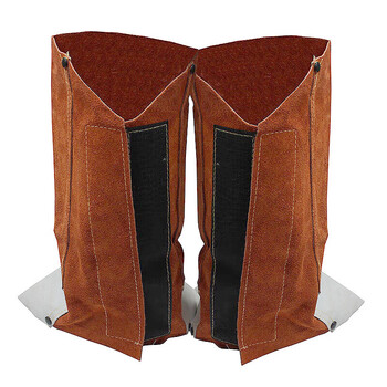 威特仕 44-7112 护腿脚盖足部与腿部防金属飞溅电焊用牛皮护腿脚盖定做 1副