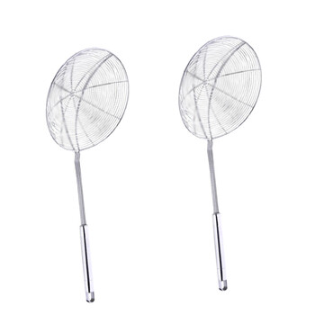 波浩  厨房不锈钢 加厚长柄大号 火锅过滤网 捞面 凉虾 笊篱漏网 炸网 一个价 5个起售 企业定制