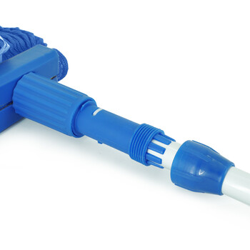 益美得 四色分类棉线蜡拖吸水拖把布拖头配件替换布 蓝色拖布2块装