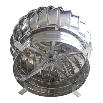 冰禹 BY-2372 不锈钢无动力风帽 风球 屋顶烟道排风换气帽 厂房通风器 散件 304不锈钢 800mm