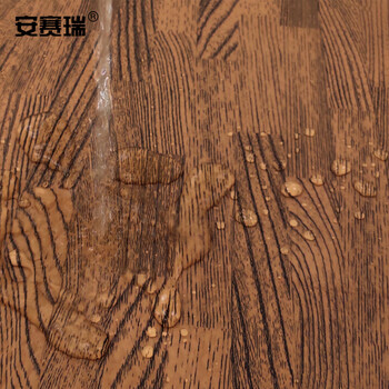 安赛瑞 泡沫拼接地垫 木纹拼块地垫套装防滑地垫 60×60cm 4片装 道馆武术摔跤脚垫 咖色木纹  27255