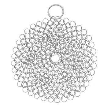 金诗洛 316不锈钢工业清洁刷锅网 金属环厨房食堂洗锅洗碗网 经典6*6英寸方形 K420