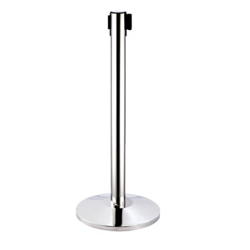 南 HCLG-HM 伸缩带栏杆座 镜钢 银行隔离带警戒线围栏护栏排队栏 杆