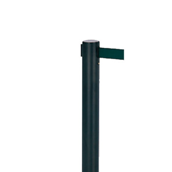 南 LG-HM 伸缩带栏杆座 砂面黑杆 两米隔离带警戒线围栏护栏排队栏