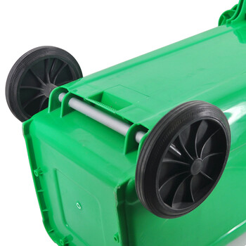 兰诗（LAUTEE）LJT-1114 垃圾桶配件 橡胶轮 铁轴 120L配套铁轴一个