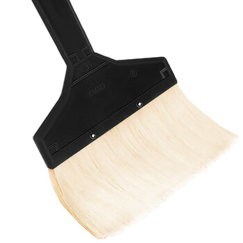 兰诗（LAUTEE）DS-A130 聚酯漆刷 羊毛刷 油漆刷清洁刷子乳胶涂料刷 3寸A型10个装