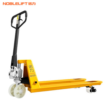 诺力（NOBLELIFT）叉车手动液压搬运车地牛托盘手拉车AC3吨外宽685叉长1220尼龙轮 1台