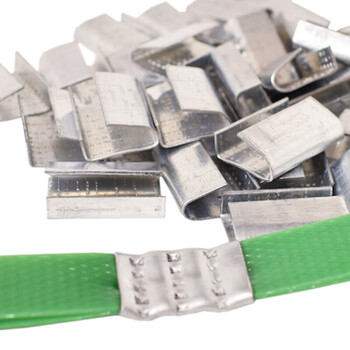 飞尔（FLYER）塑钢带用打包扣 镀锌防滑带锯齿收紧扣 适用1608打包带 宽16mm×5kg 约900个【FLb712】