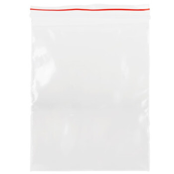 得力(deli)3022自封袋 PE透明密封袋 加厚防尘袋 塑料包装袋3号 100x70x0.04mm 100个