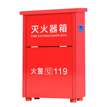 神速 灭火器箱子 干粉5公斤可装2具 商用工厂店用灭火瓶家庭用水基全套装消防器材消防箱 MHQX-5x2-0.6MM