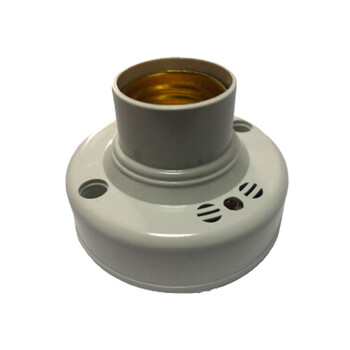 聚远 JUYUAN 节能声光控灯口灯座160V-250V 可接5-40W节能灯或15-60W白炽灯 1只装 十只起售 .