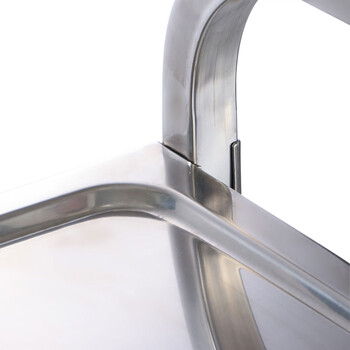 海斯迪克 HKZ-142 拆装式不锈钢餐车 酒店手推车 大号950*500*950(三层)豪华型无磁