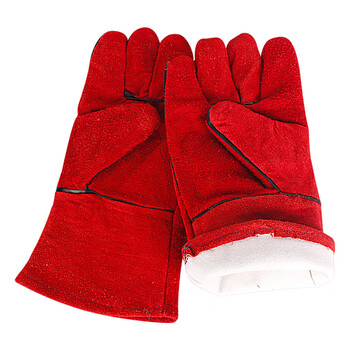 成楷科技 CKS-DH01 牛皮电焊工手套 耐高温防烫焊接耐磨劳保手套