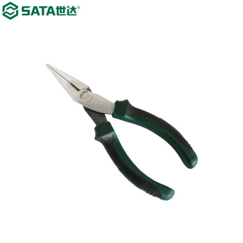 世达（SATA）70613A 省力型迷你弯嘴钳5.5 70613A 钢