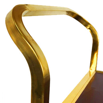 海斯迪克 HK-727 三层塑料小推车 加厚大号塑料餐车 收碗碟车送餐车上菜车 黑色