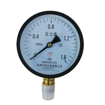 联塑（LESSO）ZSPM-Y100 末端试水装置压力表Y100（1.6MPa1.6级）