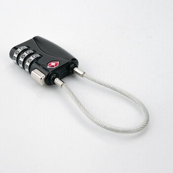 海斯迪克 HKL-202 TSA密码锁旅行行李箱健身房背包锁 TSA719