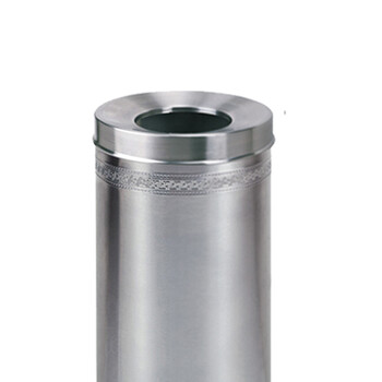 南 GPX-180A 南方废纸垃圾桶 砂纹钢 商用酒店宾馆客房不锈钢垃圾桶 果皮桶 房间桶