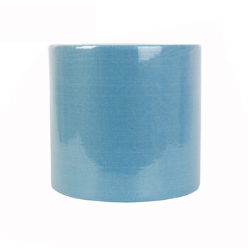 伏兴 大卷工业擦拭纸 卷筒擦拭纸 无尘纸工业无尘擦拭纸 吸油纸 静电除尘纸 500张/卷 蓝色