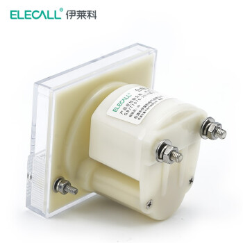 伊莱科（ELECALL)直流电流表85C1指针式表头安装式小型机械安培表 1mA~500mA检测电流需定制 500mA