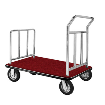 南 XL-6A 散客箱包车 行李车 箱包运输车搬运车酒店行李箱包运送车静音轮推车 镜钢