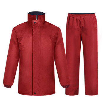 谋福CNMF SMC 加厚摩托车双层雨衣雨裤套装分体式可定制【SMC雨衣XL(165-170CM) 】722