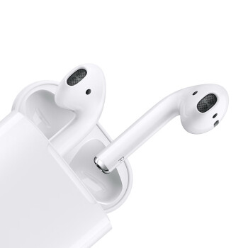 Apple/苹果 AirPods (第二代) 配充电盒 苹果耳机 蓝牙耳机 无线耳机 适用iPhone/iPad/Apple Watch/Mac