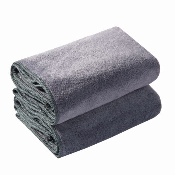 兰诗（LAUTEE）DA1079 加厚纤维毛巾定制毛巾吸水巾 绿色 30*60cm 10条装