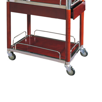 南 C-83 火锅配送车 镜钢 两层火锅配送车运送车 餐车推车酒水车移动饮料车