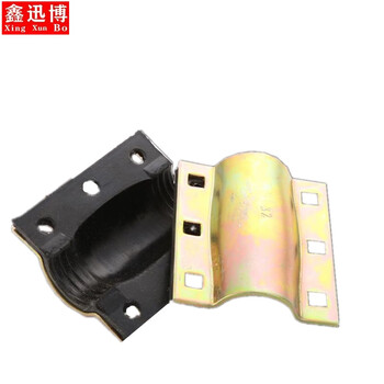 鑫迅博 钢板抢修接哈夫节快速接头哈夫节抢修器 抱箍应急补漏卡子水管堵漏器夹板哈弗接管卡DN20*110mm