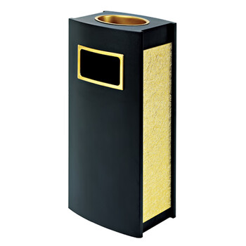 南 GPX-208C 南方精工座地烟灰桶 黑色 座地垃圾桶垃圾箱果皮桶 酒店大堂电梯口烟灰桶