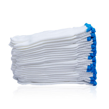 者也（ZYE）劳保手套加厚耐磨防滑尼龙手套棉线手套工地工作手套男女棉纱手套12副 高密尼龙 高密尼龙