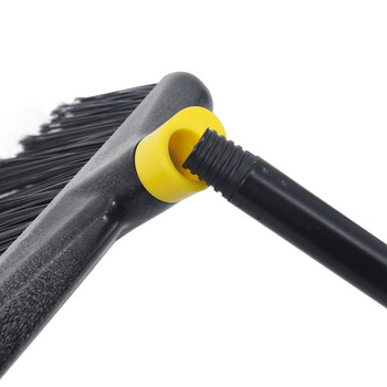 益美得 园林大号扫把加厚长杆笤帚庭院户外清扫工具 黄头硬毛款