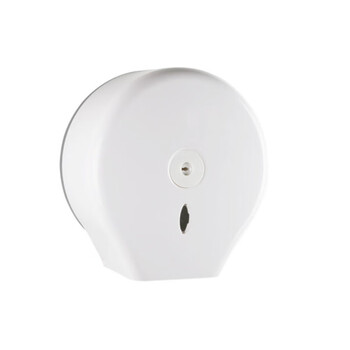 海斯迪克 HKQJ02 黑色透明纸巾盒（2个）男女厕所卫生间大卷纸巾盒 壁挂式酒店宾馆公共厕所大盘卷纸盒