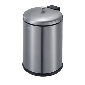 南 GPX-131H 南方圆形茶渣桶 砂银钢 不锈钢茶渣桶茶水收集桶功夫茶渣收集桶茶水收集桶