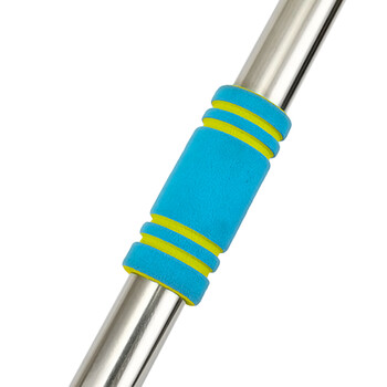 益美得 伸缩杆硅胶刮水器地面地刮地板瓷砖刮 蓝色35厘米