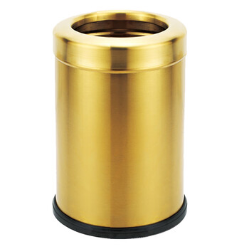 南 GPX-205D 房间垃圾桶 砂金 不锈钢垃圾桶 客厅卫生间 商用垃圾桶 酒店客房桶