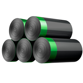 冠峰 宝石绿5大卷450只加厚 抽绳手提式加厚自动收口塑料大号实惠装垃圾袋GNG-434