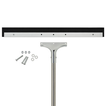 益美得 大号海绵地刮地面刮水器商用地板刮刀卫生间浴室不锈钢杆铝合金清洁刮 65厘米