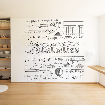 数学统计学公式墙贴励志教室班级文化墙装饰创意高中寝室布置贴纸
