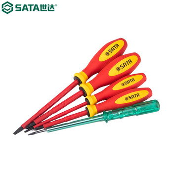世达（SATA）09302 5件VDE绝缘螺丝批组套 09302