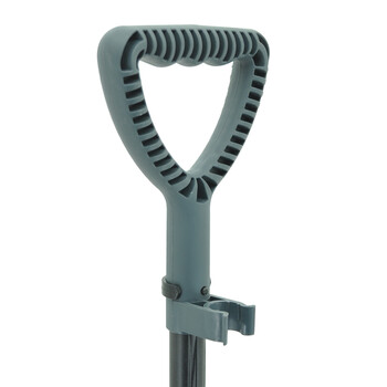 益美得 MJ1301 塑料防风簸箕商用办公室畚斗垃圾铲 灰色单簸箕