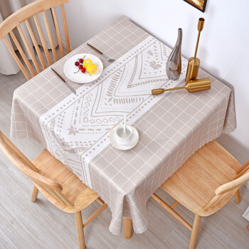 小桌四方桌布tpu布艺桌布防水防油正方形方桌布免洗四方台布桌垫家用