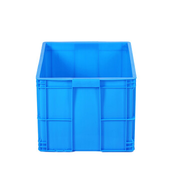 知旦 600-400周转箱 外径:660*486*410mm周转箱塑料长方形塑料框筐储物收纳胶箱塑料盒子 Z-600400