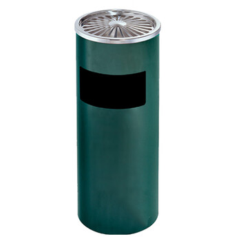 南 GPX-30 丽格王南方座地烟灰桶 墨绿色 镜钢斗 落地烟缸垃圾桶酒店宾馆不锈钢垃圾筒烟灰桶