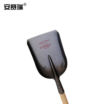 安赛瑞 煤锹头 大铁锹头 锰钢大方锹 铲雪除冰铁锹 园林农用防汛抗洪铁铲 大号 不含木柄26351